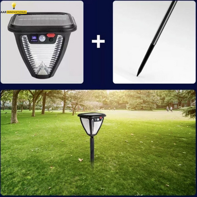 2000LM Solar Flood Light 3 Modes Motion Sensor IP65 Waterproof Outdoor Security