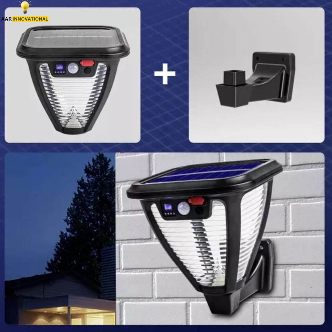 2000LM Solar Flood Light 3 Modes Motion Sensor IP65 Waterproof Outdoor Security