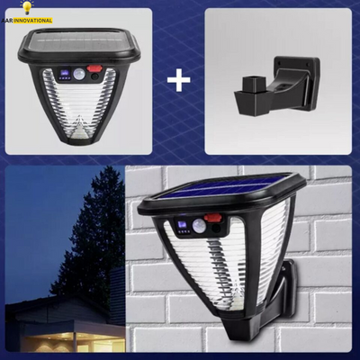 2000LM Solar Flood Light 3 Modes Motion Sensor IP65 Waterproof Outdoor Security