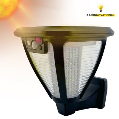 2000LM Solar Flood Light 3 Modes Motion Sensor IP65 Waterproof Outdoor Security