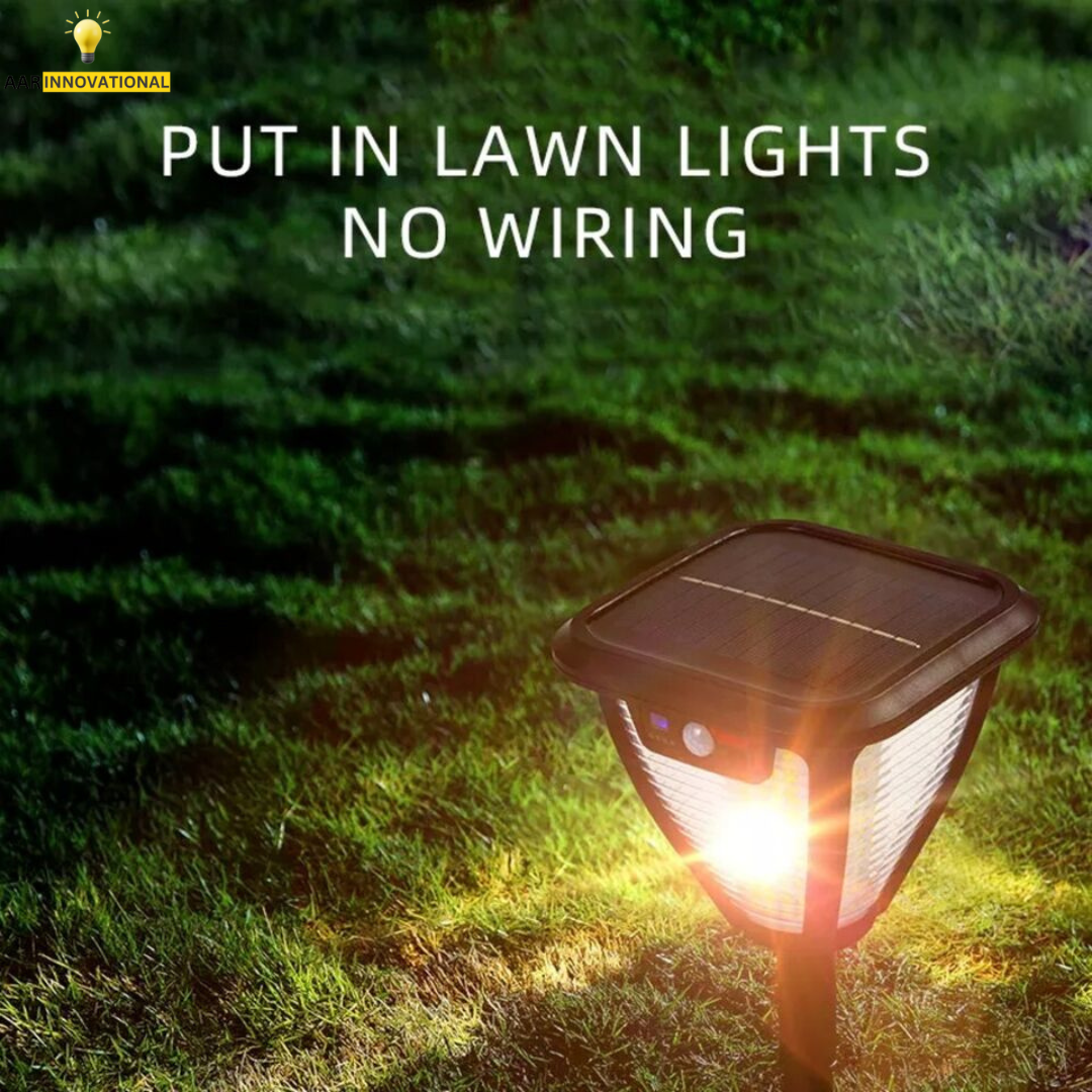 2000LM Solar Flood Light 3 Modes Motion Sensor IP65 Waterproof Outdoor Security