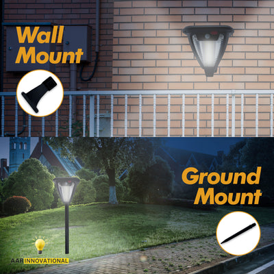2000LM Solar Flood Light 3 Modes Motion Sensor IP65 Waterproof Outdoor Security